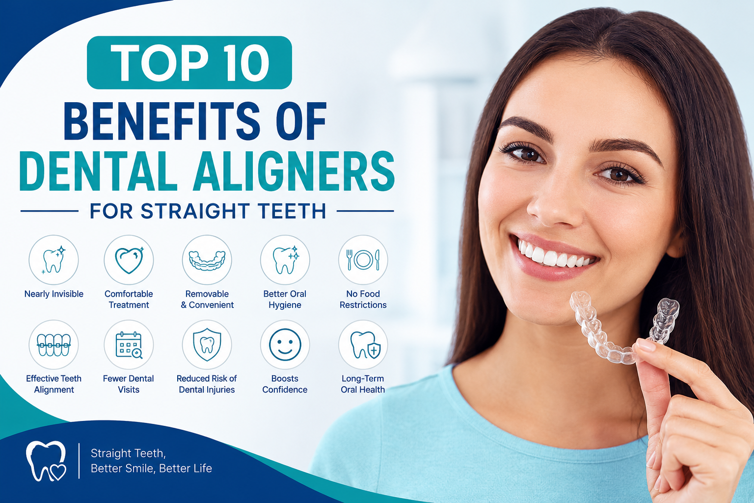 Benefits of Dental Aligners for Straight Teeth