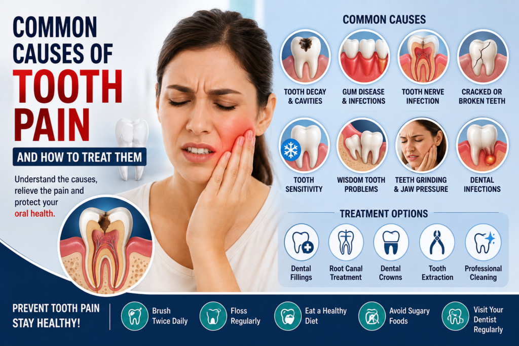 Common Causes of Tooth Pain and How to Treat Them