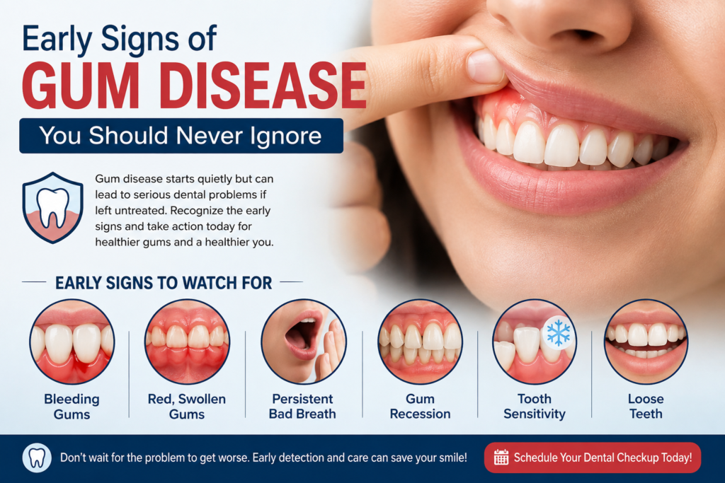 Early Signs of Gum Disease You Should Never Ignore