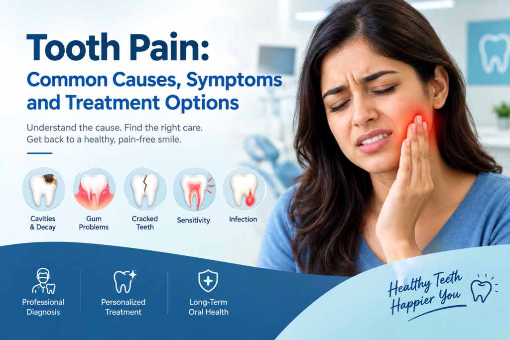 Tooth Pain: Common Causes, Symptoms & Treatment Options